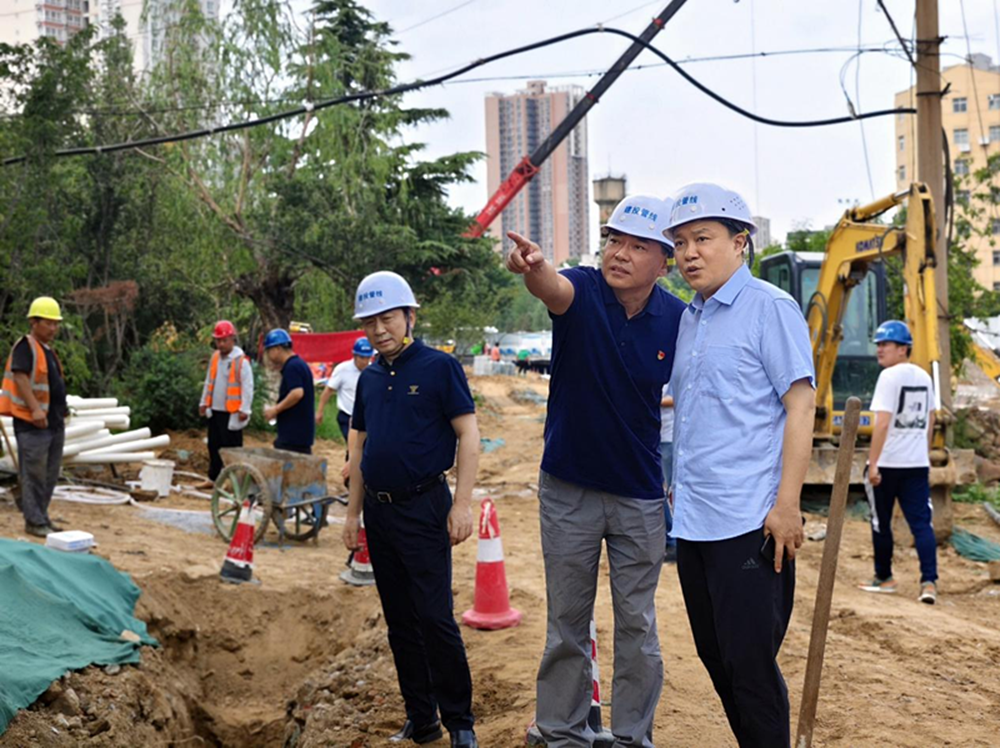 必赢官方网站-必赢biying（中国）,副总经理张岩到郑州建投通讯管线有限公司开展安全生产检查
