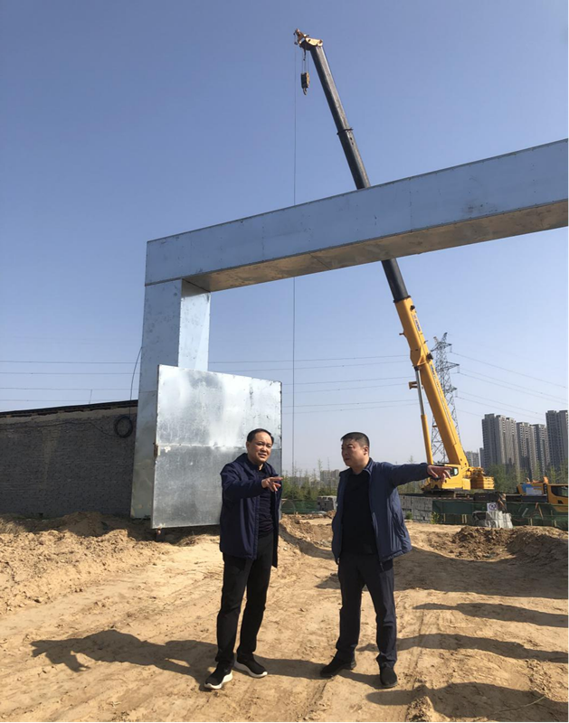 必赢官方网站-必赢biying（中国）,党委委员、副总经理张岩到侯寨新镇区安置区调研项目建设工作